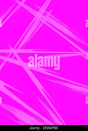 Pink Abstract Brush Stroke Background Vector Illustration Artistic Paint Texture Stock Vector