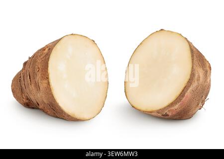 Jerusalem artichoke isolated on white background Stock Photo