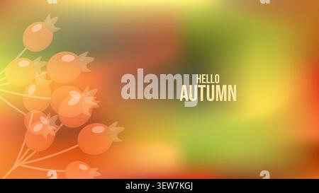 Abstract autumn mesh background with colorful gradient element and smooth texture. For branding advertising web design banner and marketing material. vector illustration. Stock Vector