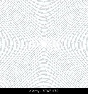 Centered, segmented abstract vector illustration featuring simple cell outlines, rounded shapes, heavy-weight strokes, and generous padding. Stock Vector