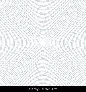 Centered segmented abstract pattern with simple cell outlines, heavy weight, large padding, and rounded shapes. Artistic vector illustration. Stock Vector