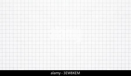 texture checkered sheet of white paper background. Stock Photo