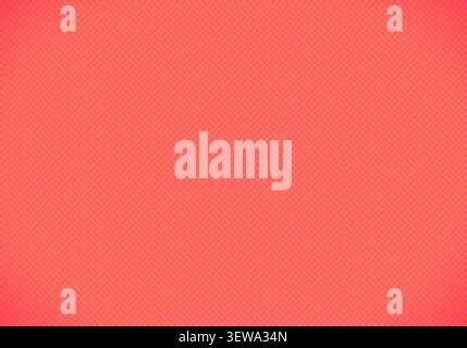 Coral pink pixel chess grid background with checkered pattern Stock Vector