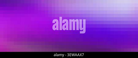 Abstract mosaic background showing a smooth purple and violet color transition Stock Photo