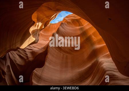 Lower Antelope Canyon, Arizona. Stock Photo