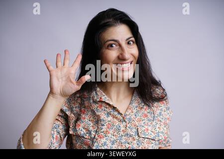 Real people expressing a range of human emotions, including thinking, success, confusion, surprise, madness, happiness, joy Stock Photo