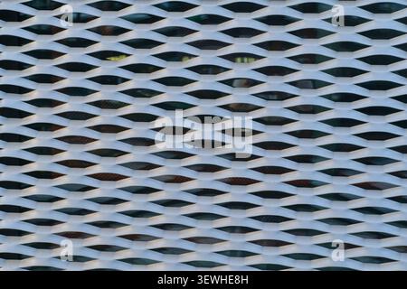 Abstract Geometric Metal Mesh Pattern Stock Photo