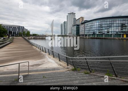 Media City at Salford Quays, Greater Manchester, England Stock Photo