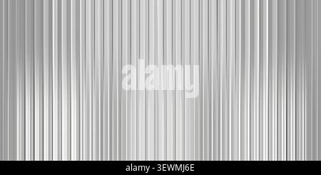 Glass pattern background effect. Abstract line gradient textur. Ribbed 3d iced corrugated metal. Light holograph transparent wall. Blue gray plastic Stock Vector