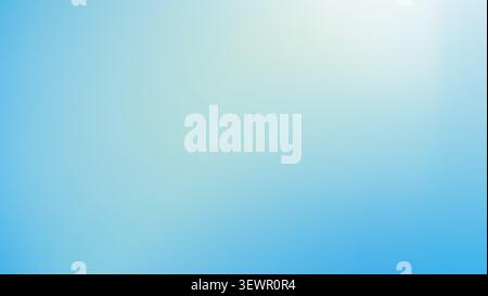 Abstract blue gradient background. Light soft pastel blue texture sky color. Summer blue modern wallpaper Stock Vector