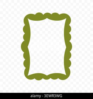 Abstract Green Vector Frame Stock Vector