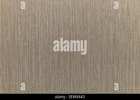 Beige fabric texture with vertical weave pattern Stock Photo