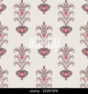 Classic Tree Of Life Folk Pattern Stock Vector