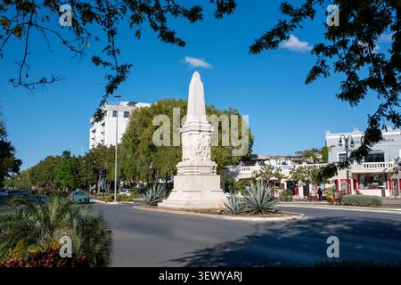 Paseo de Montejo in Merida Yucatan Mexico Stock Photo
