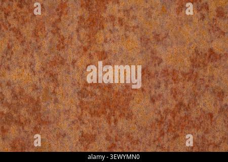 Uniformly textured and rusted metal sheet Stock Photo