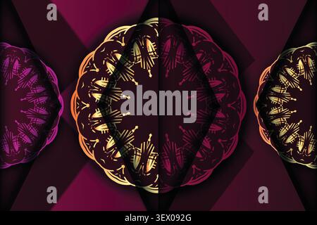 modern luxury colorful mandala texture Stock Vector