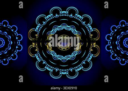 elegant islamic ornament abstract mandala design Stock Vector