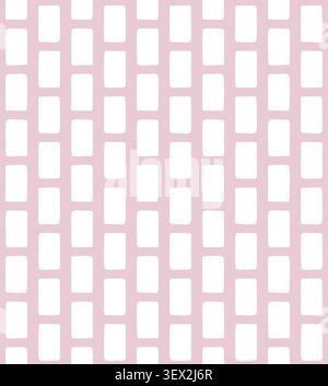 Vector seamless pattern of hand drawn rectangles Stock Vector