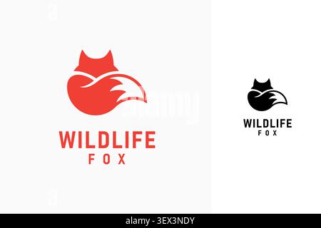 Fox logo symbol icon design Stock Vector