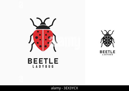 Ladybug logo symbol icon design Stock Vector