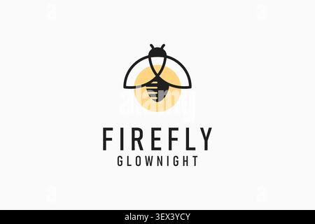 Firefly logo symbol icon design Stock Vector