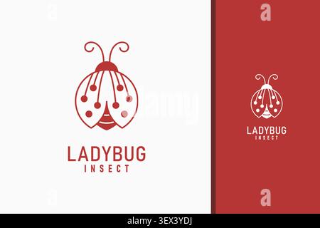 Ladybug logo symbol icon design Stock Vector