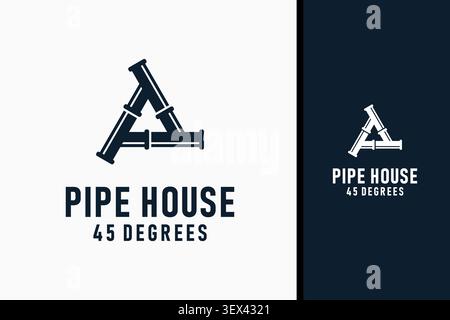 House plumbing logo symbol icon design Stock Vector