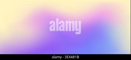 Abstract dreamlike hologram pearlescent gradient background, iridescent foil surface backdrop. Reflective holographic wallpaper, metallic hologram cover. Gradient iridescent background or backdrop Stock Vector