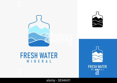 Water gallon logo symbol icon design Stock Vector