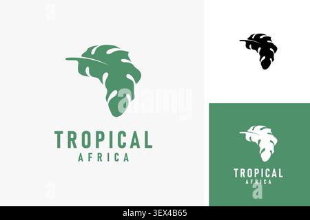 Tropical Africa logo symbol icon design Stock Vector