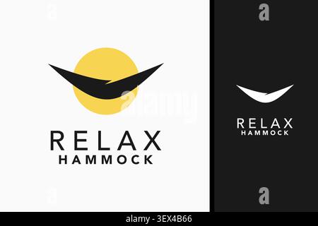 Hammock logo symbol icon design Stock Vector