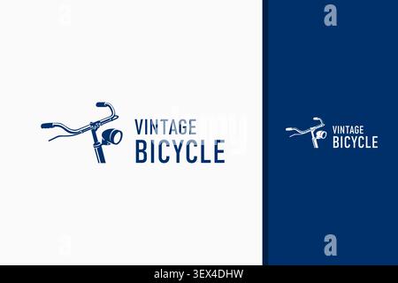 Vintage bicycle logo symbol icon design Stock Vector