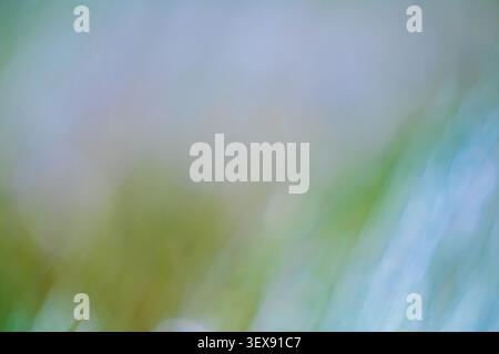 Abstract Motion Blur Background in Soft Blue and Green Tones Stock Photo