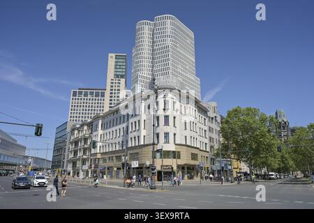 Skyscraper, Upper West, Kantstrasse, Kurfuerstendamm, Charlottenburg, Berlin, Germany Stock Photo