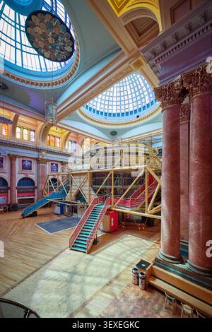 LITTLE WINS BIG LAUGHS by Lego Duplo at Manchester ’s Royal Exchange Theatre Stock Photo