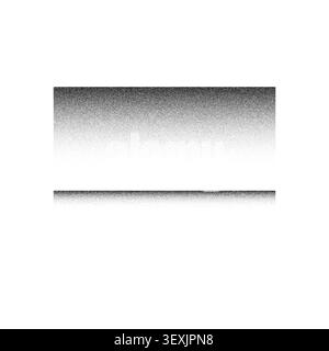 Vector illustration with dotted grain creating soft shadow edges Stock Vector