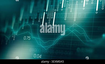 Traders analyze market trends using charts and graphs for informed decisions Stock Photo