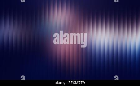 Abstract background with a vertical striped pattern, gradient of dark blue, purple, and pink creating a fractal texture Stock Photo