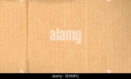 brown corrugated cardboard texture useful as a background Stock Photo