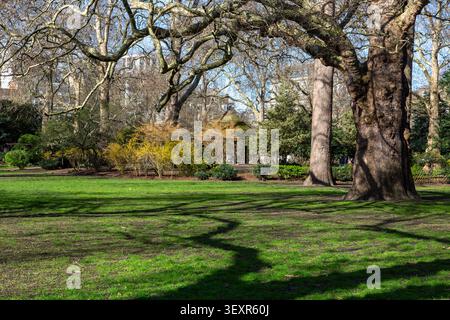 Early spring in Lincoln's Inn Fields, London WC2, UK Stock Photo