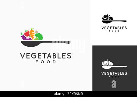 Vegetable food logo symbol icon design Stock Vector