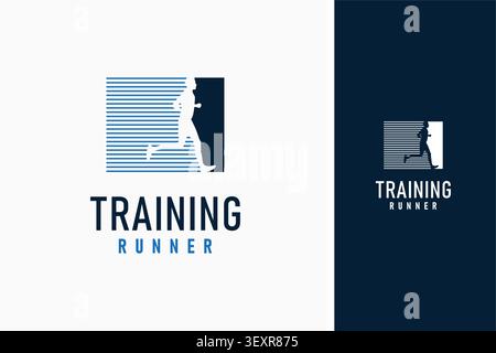 Running logo symbol icon design Stock Vector