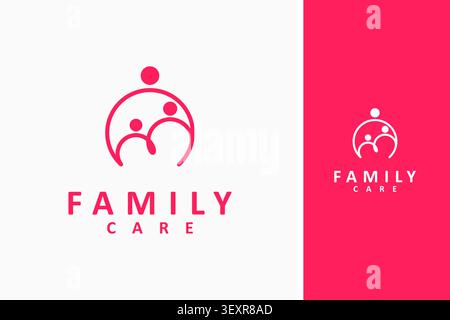 Family care logo symbol icon design Stock Vector