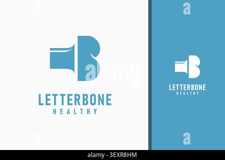 Letter B for bone logo symbol icon design Stock Vector