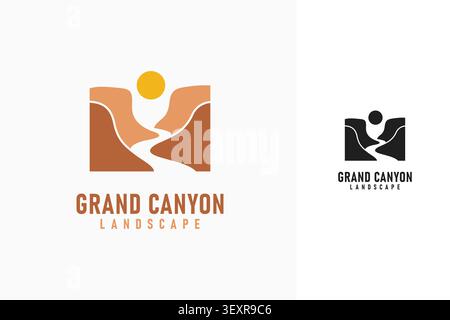 Canyon logo symbol icon design Stock Vector