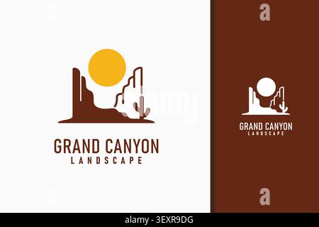 Canyon logo symbol icon design Stock Vector