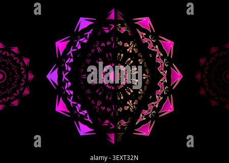premium floral geometric mandala pattern Stock Vector