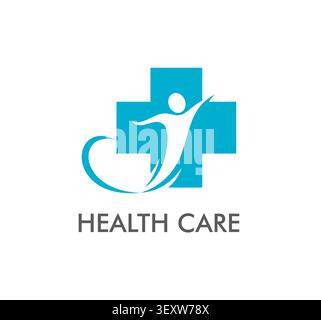 Medical care, charity and health icon or symbol Stock Vector