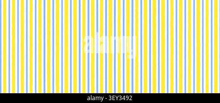 Seamless Mediterranean color stripe pattern. Repeated pastel vertical line background. Summer vacation theme print for banner, poster, fabric, textile, wrapping paper. Vector Amalfi vibe backdrop Stock Vector