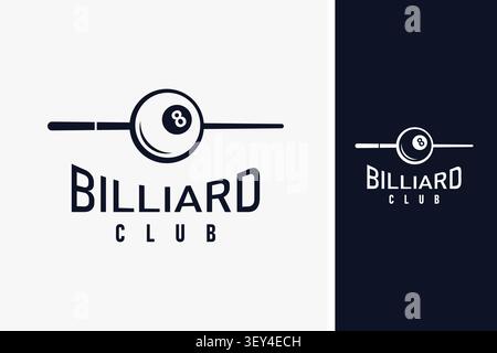 Billiard logo symbol icon design Stock Vector